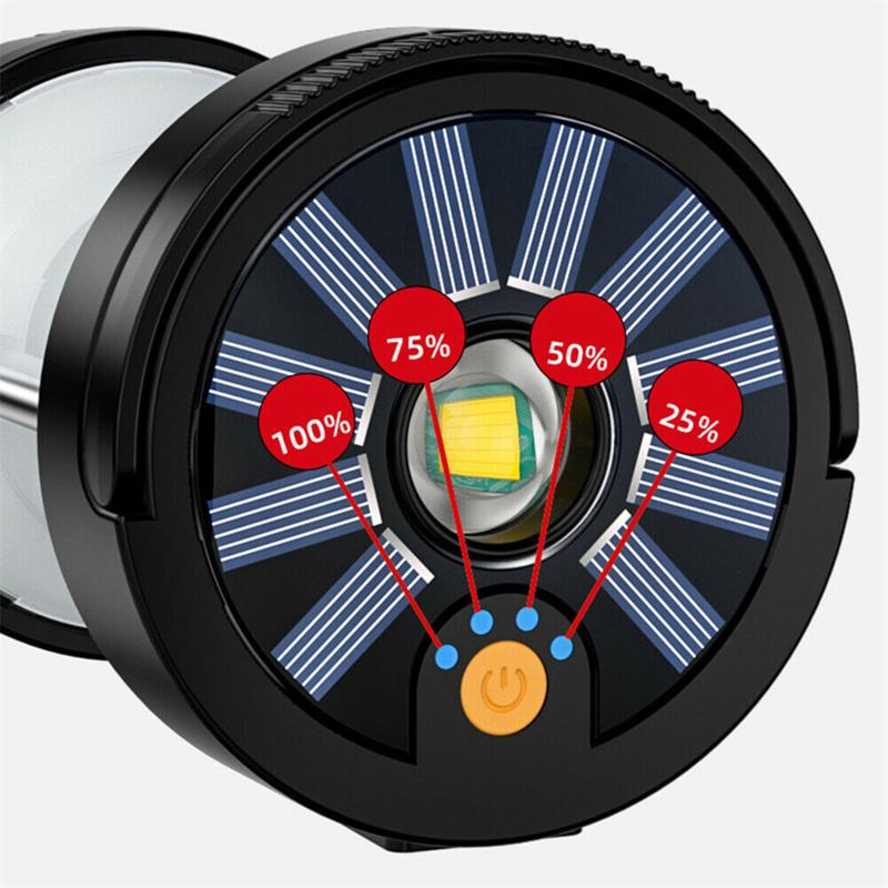 Outdoor Solar Camping Light Type-c Emergency Tent Lantern Multifunctional Rechargeable Portable