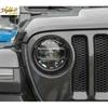 For Jeep Wrangler JL JT Gladiator 18-22 ABS Carbon Front Light Headlight Cover