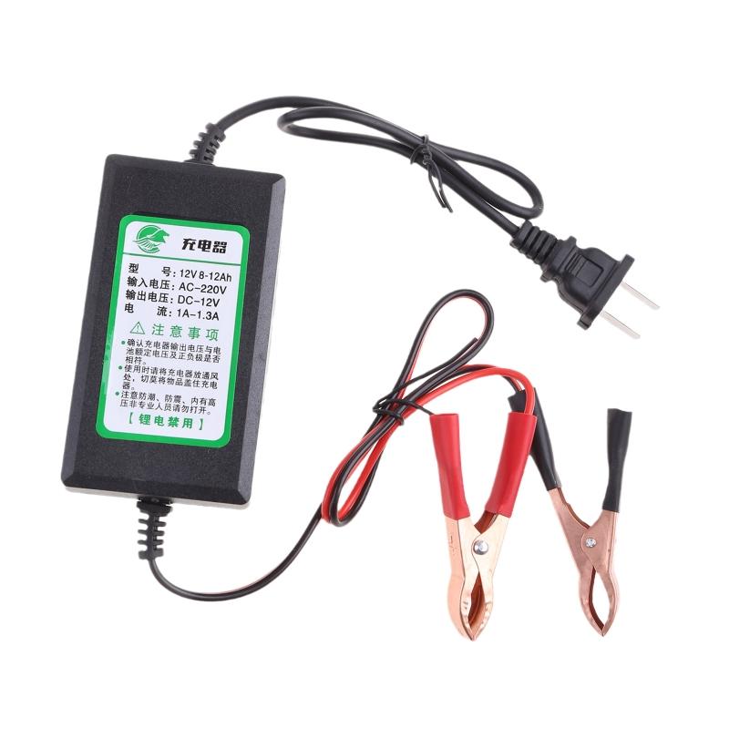 12V Tragbares Auto-Ladegerät Auto-Erhaltungsladegerät Boot Motorrad Batterieladegeräte