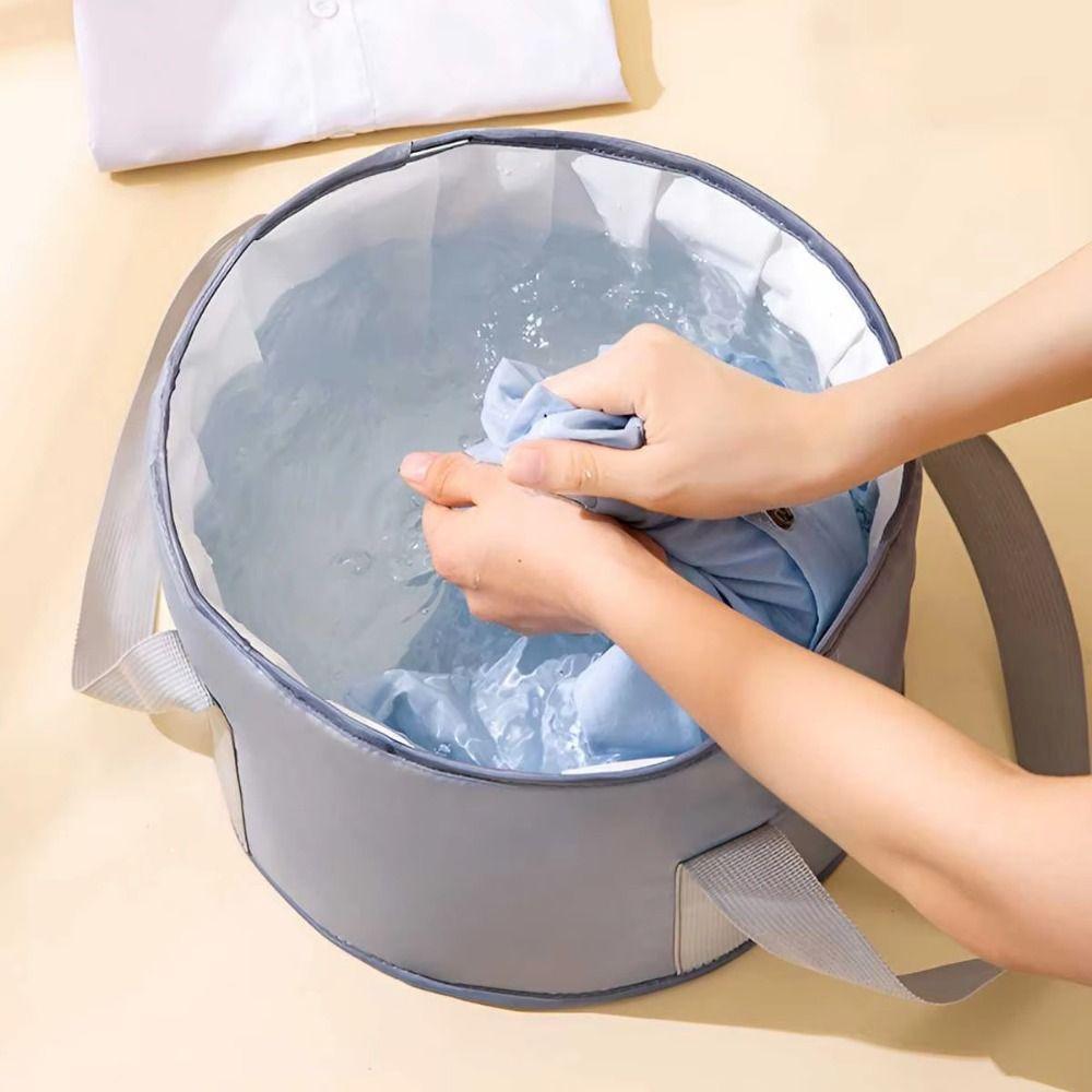Skládací umyvadlo na nohy proti úniku Přenosný kbelík na namáčení nohou Kolej