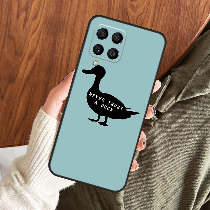 Cute Cartoon Duck Case For Samsung Galaxy M14 M34 M54 M12 M32 M52 M15 M11 M13 M06 M16 M36 M56 M31 M53 M35 M55