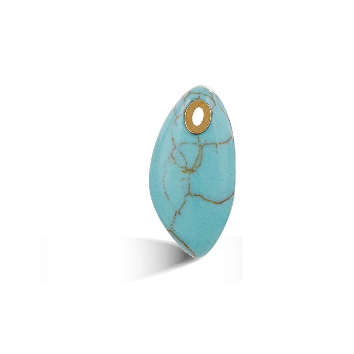 

1pc Natural Stone Pendant Tiger Eye Lapis Lazuli Fashion Irregular Pendant Charms for Jewelry Making Necklaces DIY Materials бирюзовый