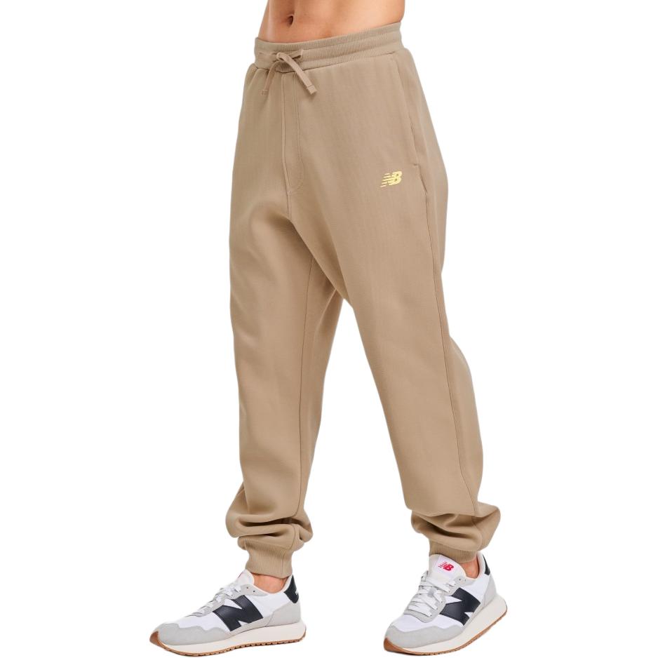 New Balance SS24 Knitted Sweatpants Unisex Camel amp41352-sot