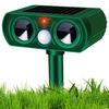 Cat Repellent Garden, Solar Powered Ultrasonic Fox Deterrent for Gardens, Cat Scarer IPX4 Waterproof, Solar Powered Animal Repellent Outdoor Farm Yar