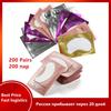 200 de perechi de plasturi de hârtie pentru gene sub ochi Tampoane pentru gene Extensie de gene Autocolante de pernă Sfaturi fără scame Înveliș pentru autocolante Instrumente de machiaj