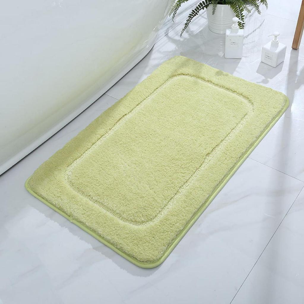 Velvet Bathroom Cashmere Thickening Mat Bath Non-slip Carpets In Wash Basin Bathtub Side Floor Rug Shower Room Doormat Memory Foam 3D Pad