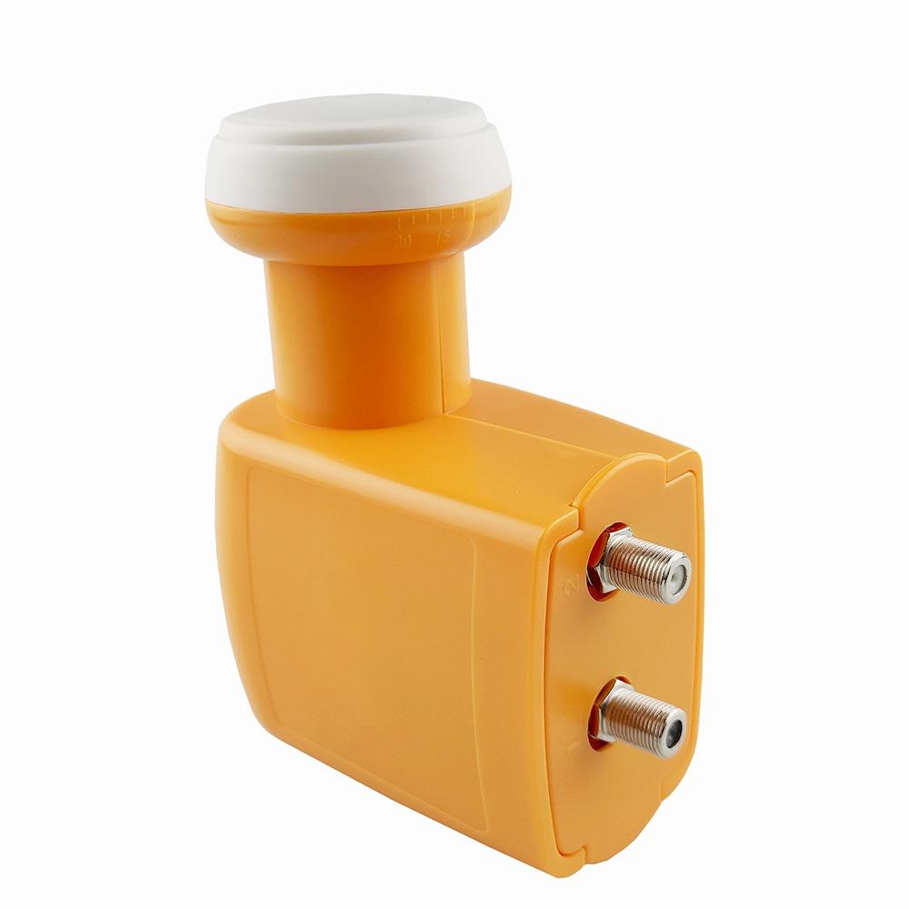 

Twin Linear Converter LNB Linear Polarization KU Band LNB Satellite TV LNB Satellite Dish помаранчевий
