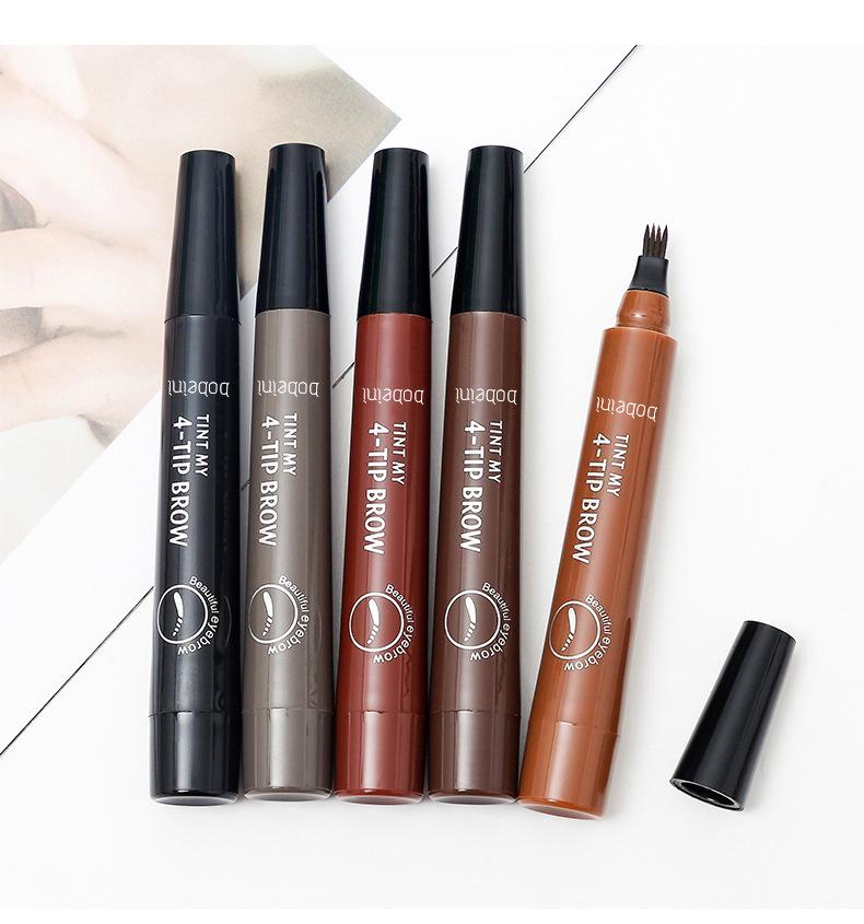 Waterproof Four-Pronged Liquid Eyebrow Pencil - Sweatproof Makeup Bestseller