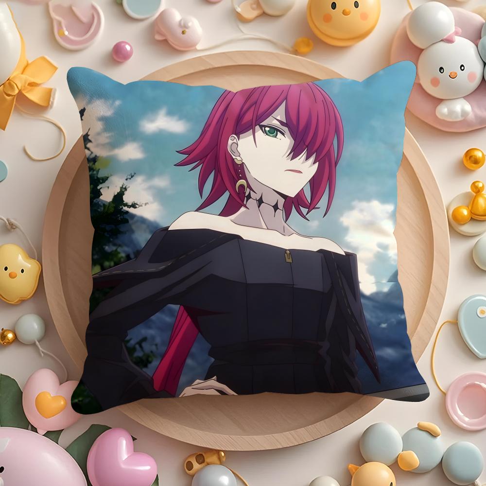 Anime R-Ragna C-Crimson Cushion Cover Home & Car Multi-Scene Pillow Cover - Reversible, Soft & Durable for Daily Use