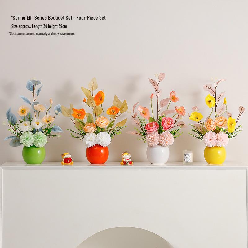 Nordic Style Artificial Floral Decoration for Home and Dining Table