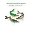 Nine-Section 130mm 17g Hard Plastic Artificial Fish Bait with Flexible Swimming Action for Pike Fishing