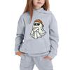 Kids Hoodie with Halloween Print - Long Sleeve Pullover Sweatshirt for Boys and Girls