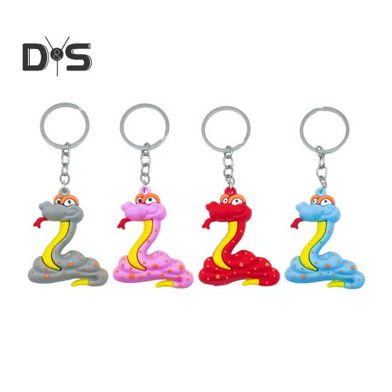 

4 шт. брелок-подвеска «Год Змеи», брелок на удачу в виде змеи, брелок для автомобиля, сумка, кулон, аксессуары 4pcs