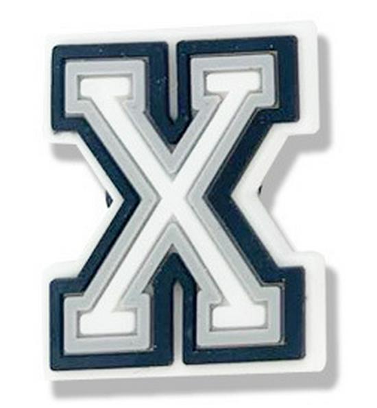 Black & White Letter Series PVC Clog Shoe Charms - Soft Rubber Shoe Flowers & Accessories