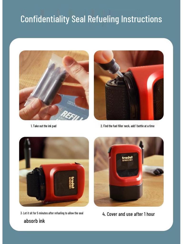 Zhuoda Privacy Protection Roller Stamp & Box Cutter