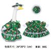 other  Christmas Pastoral Style Porch Goose Clothes with Hat 23 Inch White Lawn Outfit Courtyard Garden Statue Decor