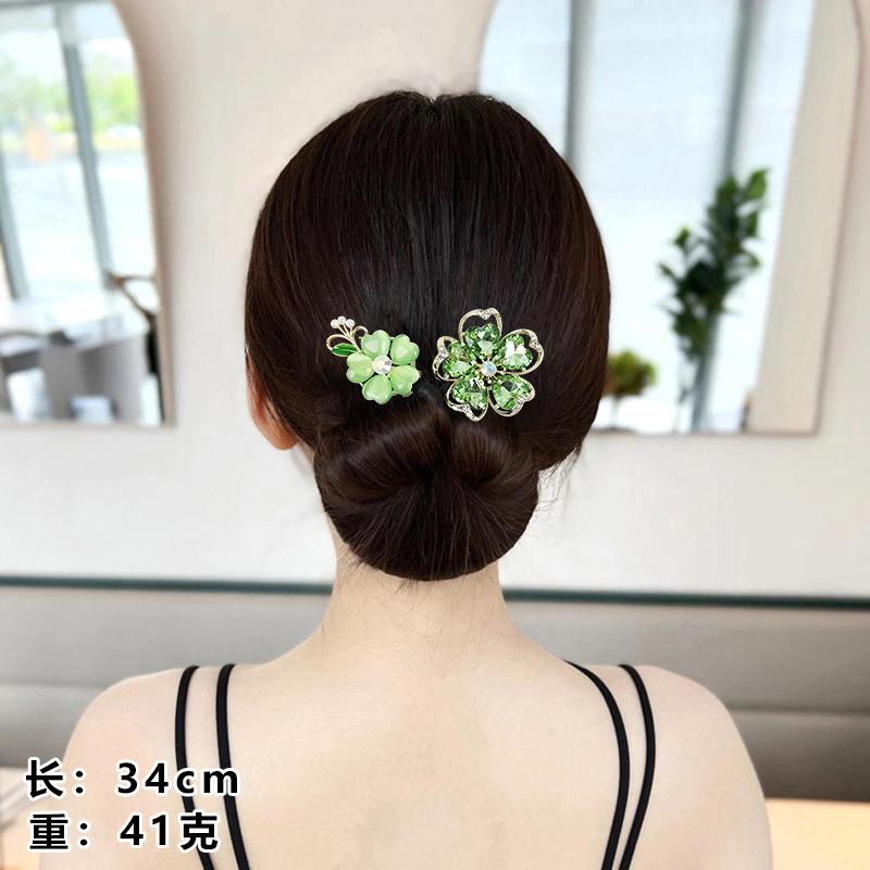Ins Style Elegant Lazy Hair Curler Fshion Flower Fashion Flower Roller Hair Curler Lazy Hairpin Butterfly Hair Clips For Girls