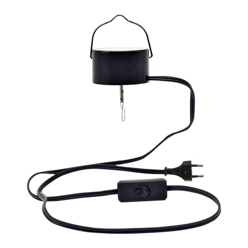 Moteur d'hélice à vent rotatif Premium-2X Pour carillon à vent Décoration suspendue Alimenté par électricité Présentoir suspendu Rotatif - Prise UE
