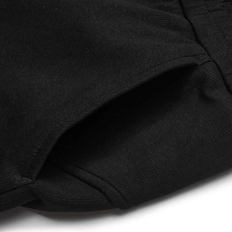 FILA White Simple Classic Soft Comfortable Knitted Straight Leg Casual Pants Women bottoms F11W543608FBK