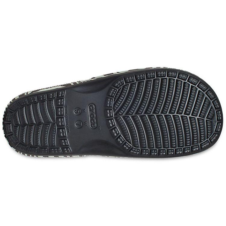 Crocs Casual Fashion Flat Sports Slippers Women Slippers Black Zebra 207841-0ZG