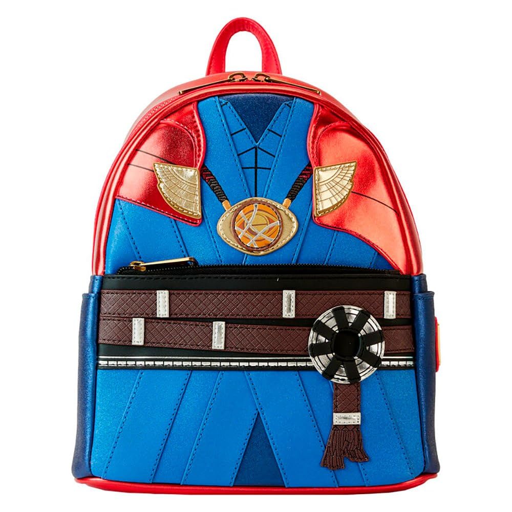 Loungefly Marvel Metallic Doctor Strange Mini Backpack, Blue