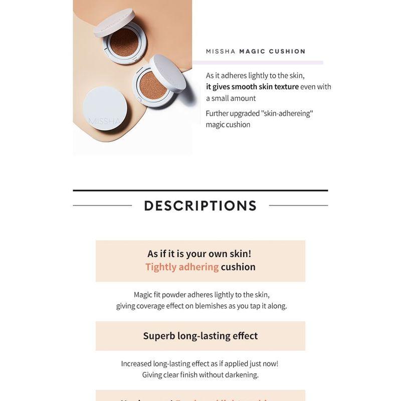 MISSHA - Magic Cushion Cover Lasting - 2 Colors