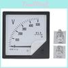 Analog Ac Voltmeter Pointer 0500v Volt Meter Panel Needle Voltage Gauge For Equipment
