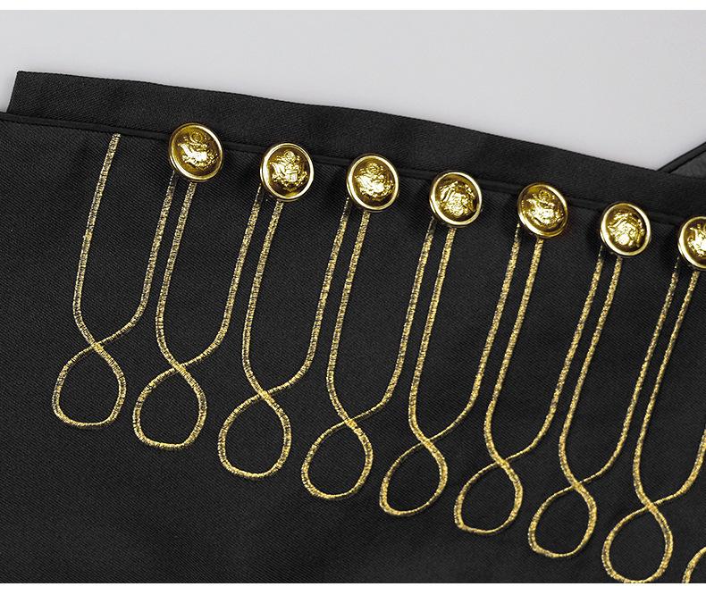 Men's Halloween Medieval Gothic Steampunk Drummer Costume - Retro Style