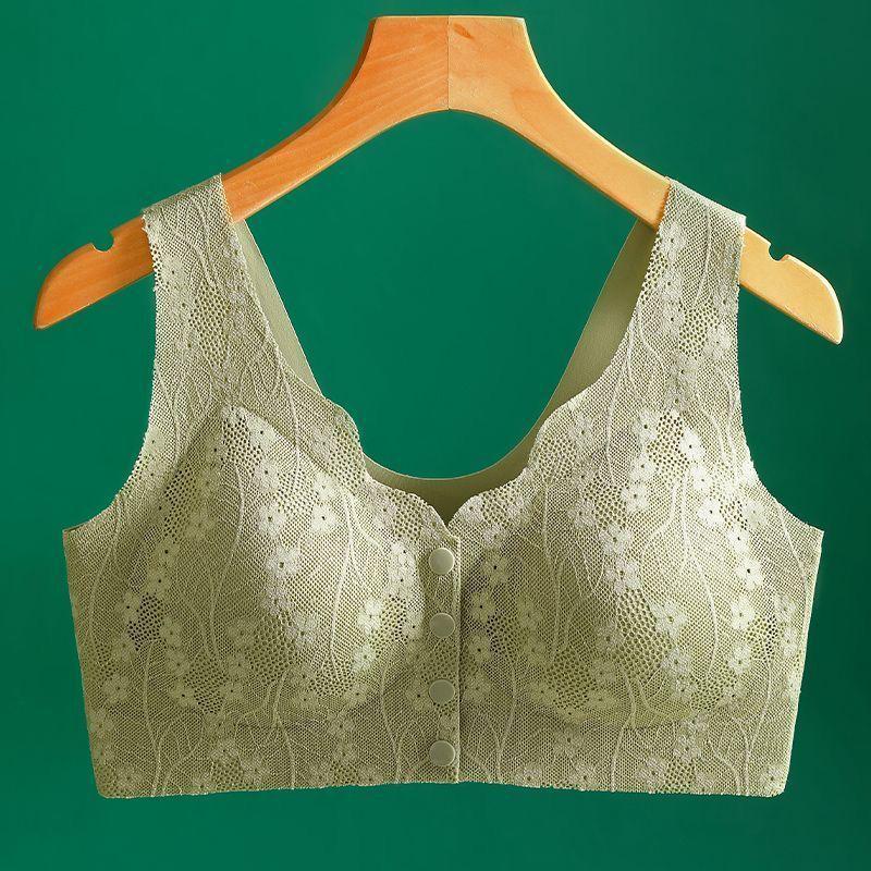 Upgraded Front-Button Comfort Bra for Middle-Aged and Elderly: Breathable, Anti-Sagging Sports Design