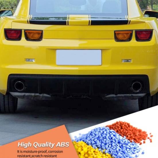 4pc Carbon Fiber Rear Taillight Lamp Decor Cover Trim For Chevy Camaro 2010-2013