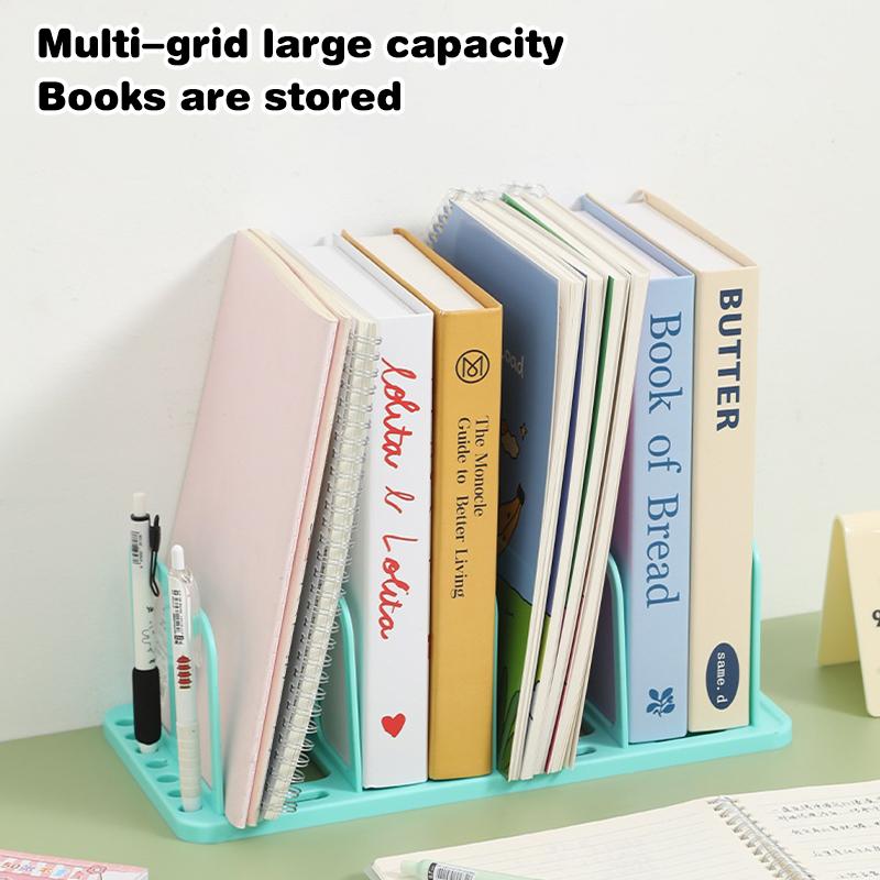 Removable Multi-function Book Magazine Bookshelf Storage Bookends Stand Desk Organizer Holder Home Office Desk Shelf