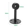 2pcs Flange Rod Holders Wardrobe Hanger Pipe Bracket for Clothes Pole Curtain Rods Ceiling Fixed Support Clamps 16/19/22mm
