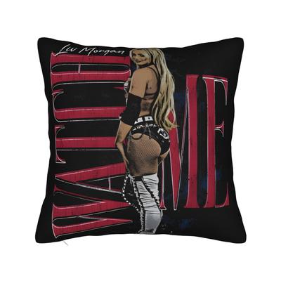 Liv Morgan Wrestle Watch Me Pose Pillowcase Soft Polyester Cushion Cover Decoration Throw Pillow Case Cover Home Square 45*45Cm