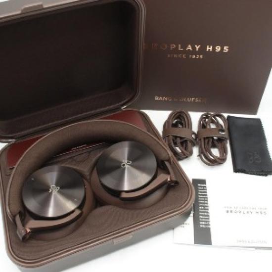 

USED Bang & Olufsen BeoPlay H95 Chestnut Wireless Headphones Noise Cancelling Main Unit коричневий