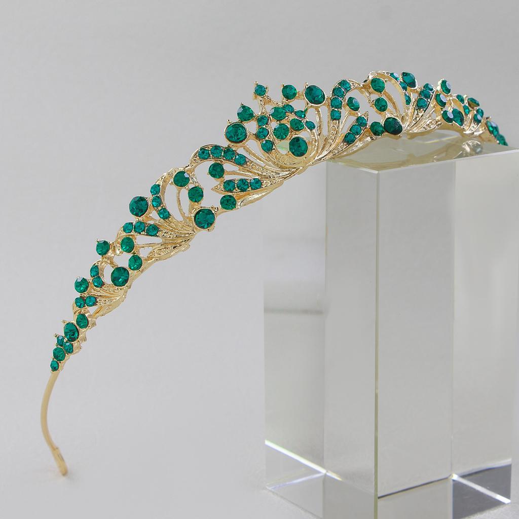 High-End European Crystal Queen Bridal Headgear Crown Princess Crown Wedding Hair Accessories Wedding Dress High-End Sense Accessories