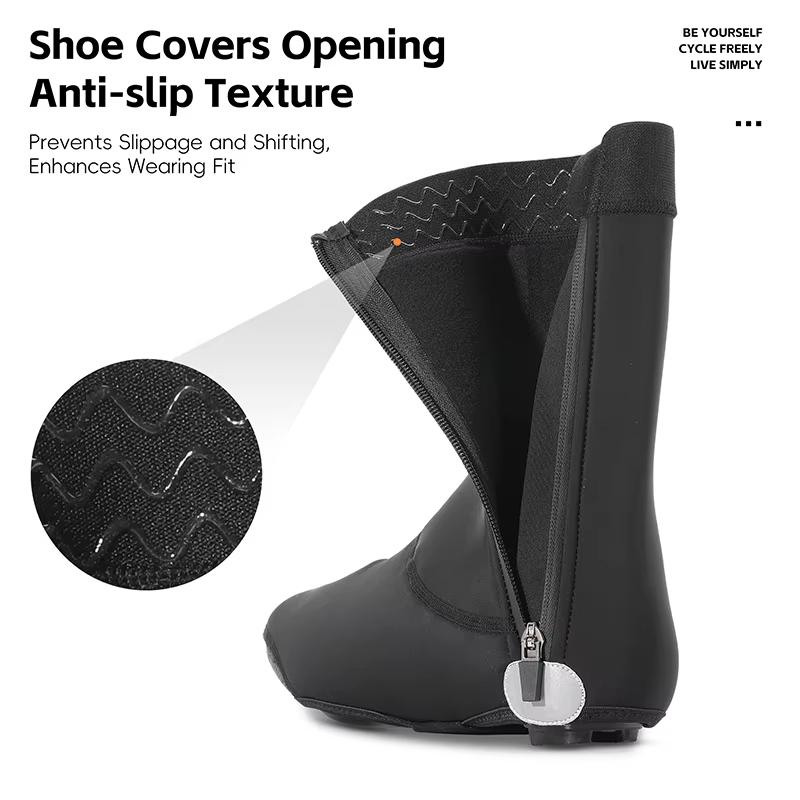 Winter Cycling Shoe Covers Warmth Windproof Bicycle Riding Boot Covers Multi-color for Men And Women