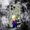 M-Monopoly Cash Phone Case For iPhone 16,15,14,13,12,11,Pro,Max,Plus,X,XS,SE,E,Mini,Soft Silicone Black Case