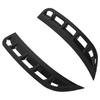 Pair Front Bumper Side Air Vent Spoiler Wind Knife Gloss Black Replacement for Mercedes Benz GLE Class 2019+