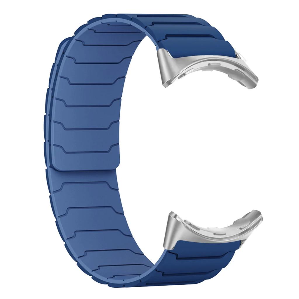 Magnetisk rem for Google Pixel Watch 4 3 2 1 41mm Silikonbånd for Google Pixel Watch 4 3 45mm Armbånd Tilbehør