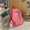 Casual Girl Backpack With Embroidery For Travel And School Use