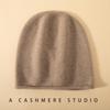 100% Cashmere Women's Elegant Turban Hat - Soft, Warm, Versatile for Autumn & Winter
