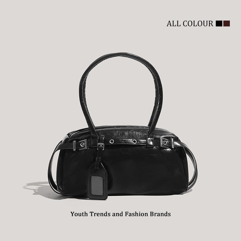 Autumn new sausage locomotive bag sweet cool women's handbag fashionable simple underarm bag