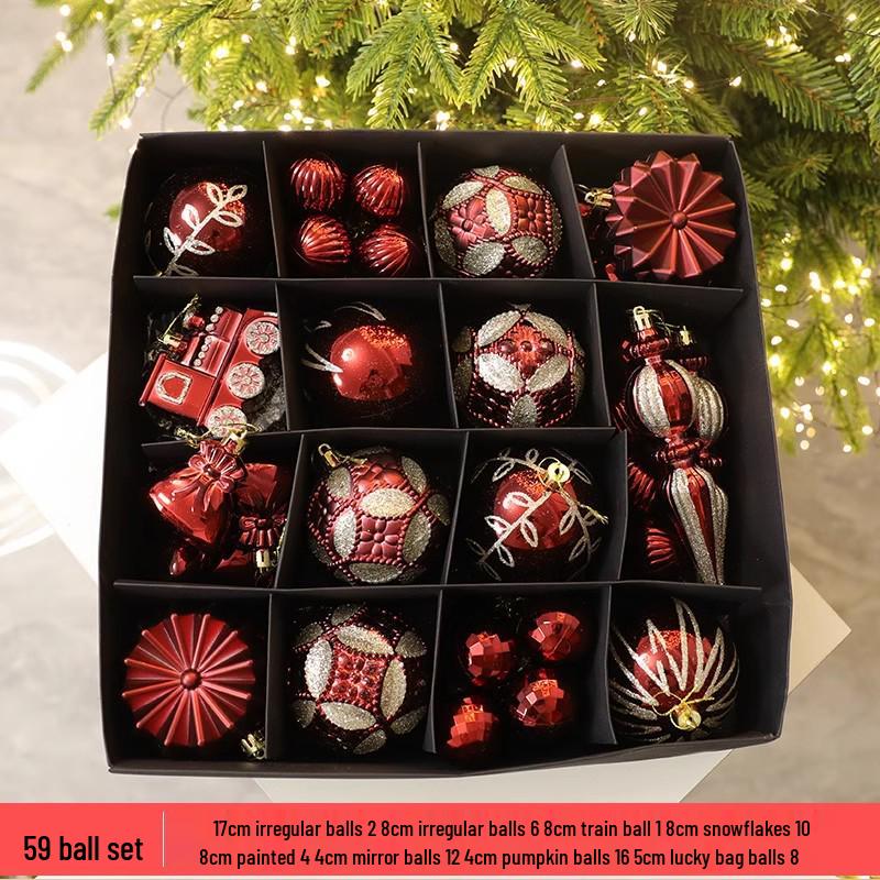 2025 Large Luminous Christmas Tree with Ornaments for Indoor Decoration