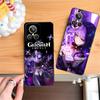 Jeu GI Raiden Shogun Étui de Téléphone Portable en TPU Mat pour Realme 15 14 13 12 11 10 9 Pro Plus T i Lite 5G Coque à Impression Colorée