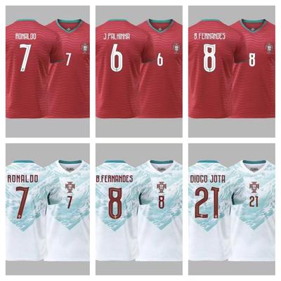 2026 World Cup Portugal Home and Away Jersey No. 7 Felix B Fei B Seat Football Jersey Fan Version