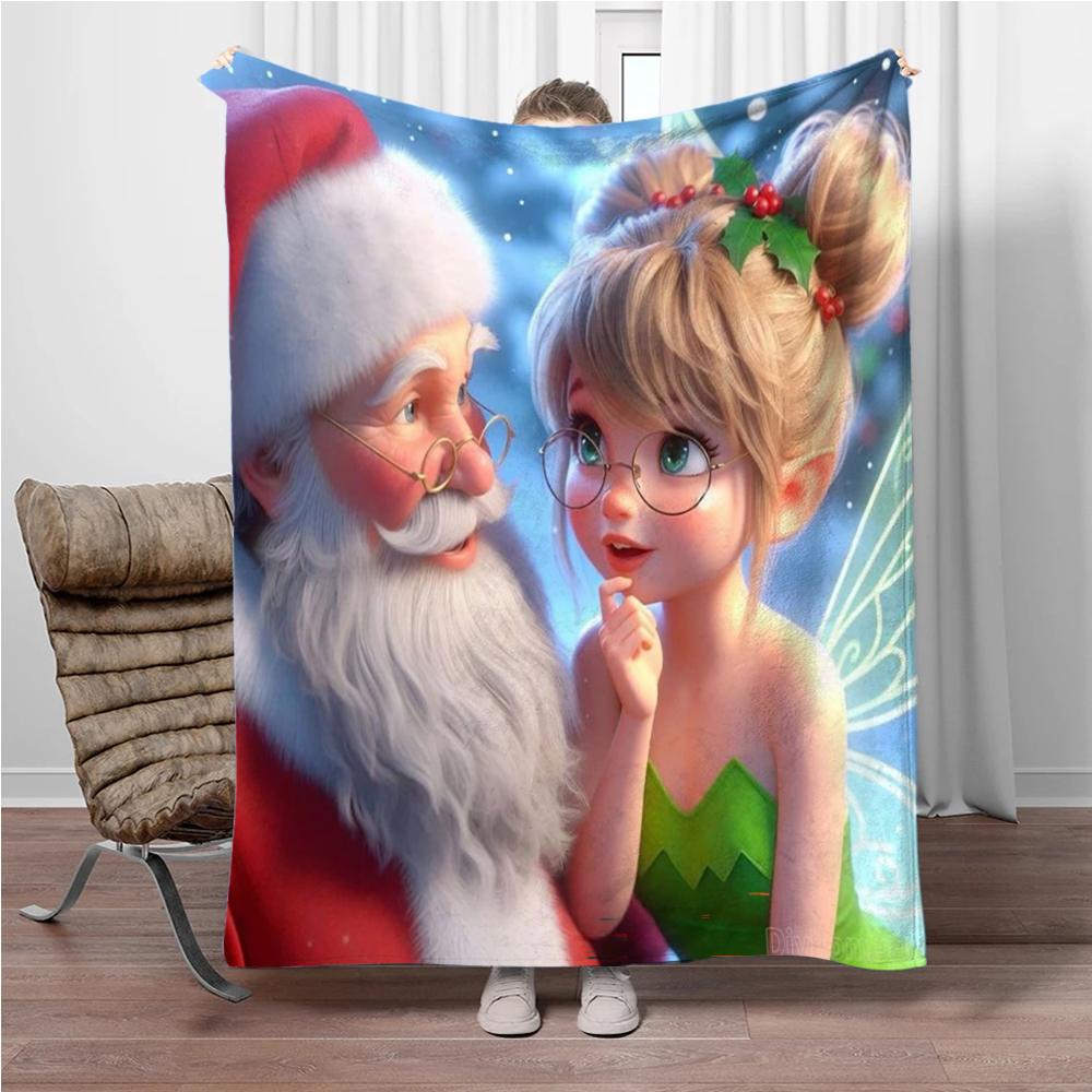 

Tinker Bell Cartoon Soft Flannel Blankets Keep Warm Throw Blanket Comfortable Blanket for Picnic Office Beds Sofa Home Bedroom 100x150cm(39x59in)