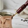 Cafetera Turca Diseño Tradicional Cezve Cezve de Cobre Resistente a la Corrosión Ibrik Árabe Versátil para Acampar