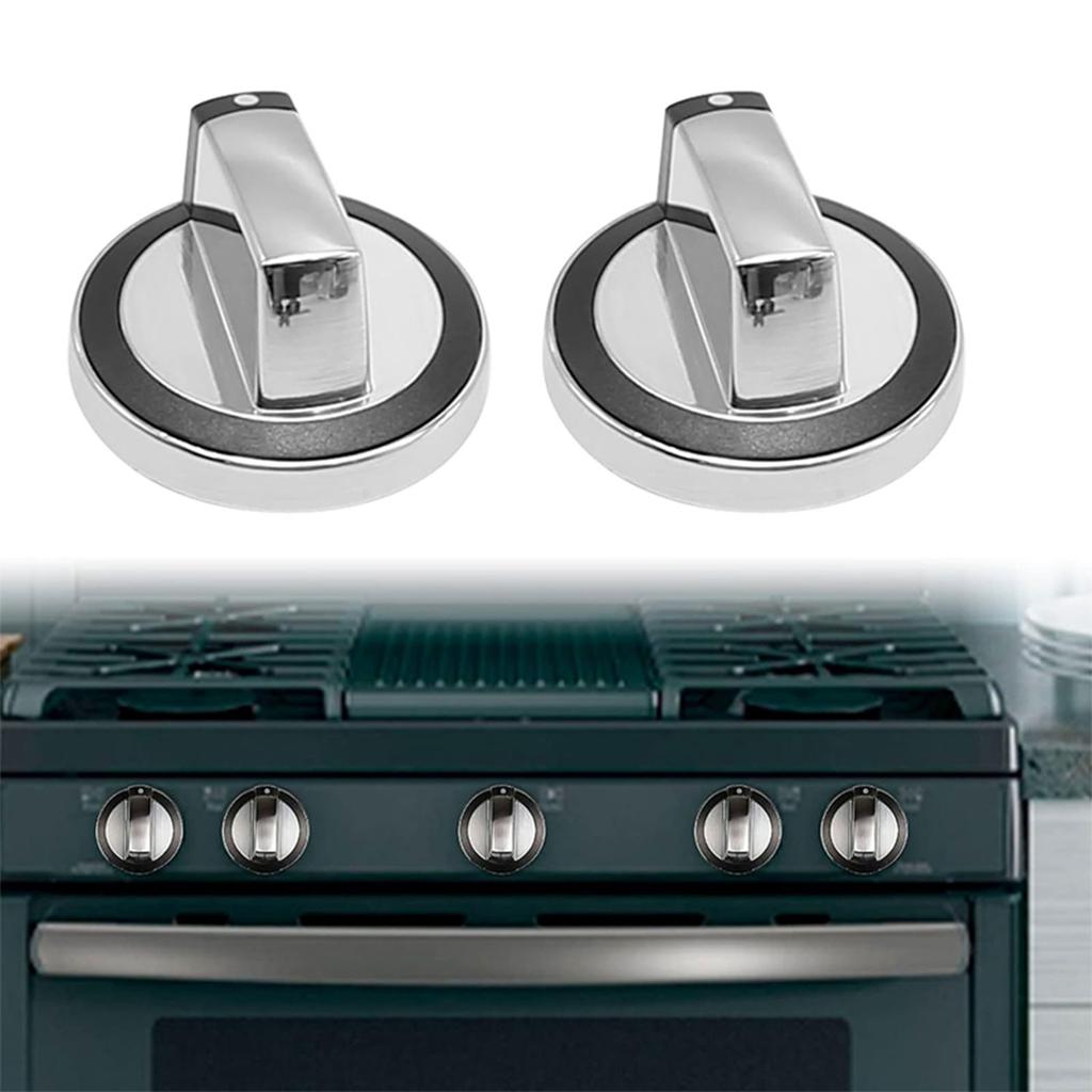 5 Pieces Universal Switch Knobs Oven Stove Knob Assembly Easy To Install Durable Metal Material for W10284885 Model