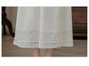Zen Style Women's New Chinese National Set: Wide Sleeves Top & Lace Skirt.