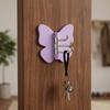 4PCS Plastic Rotating Butterfly Wall Hooks Wall Mounted Butterfly Storage Hanger  Kitchen